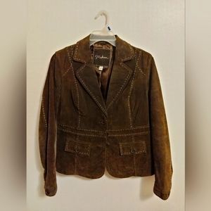 🚨Last Drop 🚨Madison Women's Leather jacket size 14 Brown